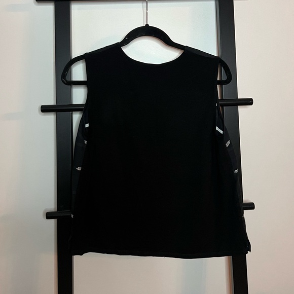 Eileen Fisher organic cotton round split neck tank top size small - Picture 4 of 6